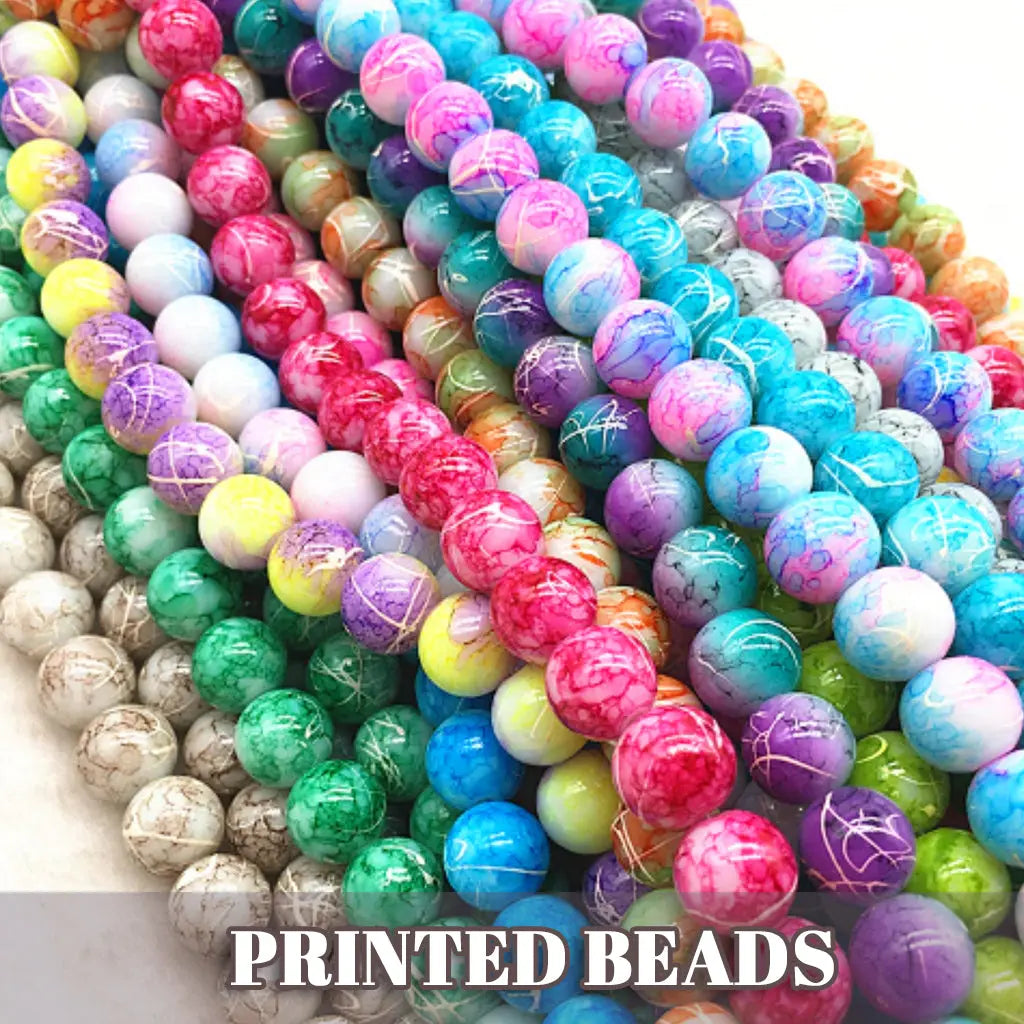 Printed Beads Eva Fashion and Craft