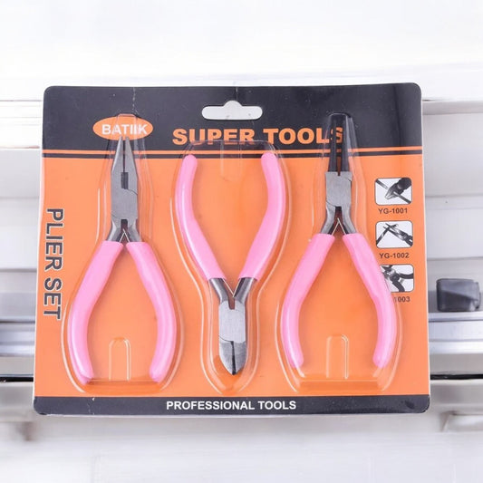 Plier Tools - Cutter, Flat and Round Nose Plier