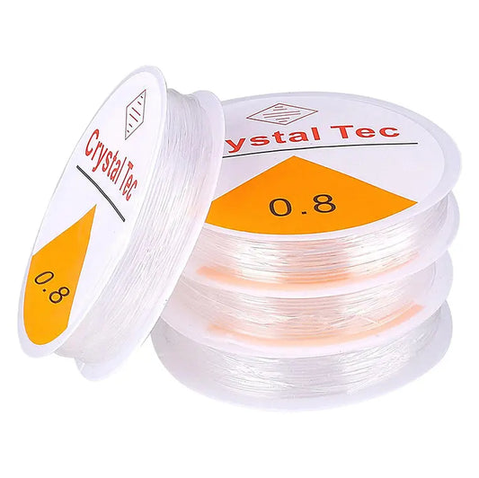 Crystal Tec Elastic String 0.8mm - 10 Meter Eva Fashion and Craft