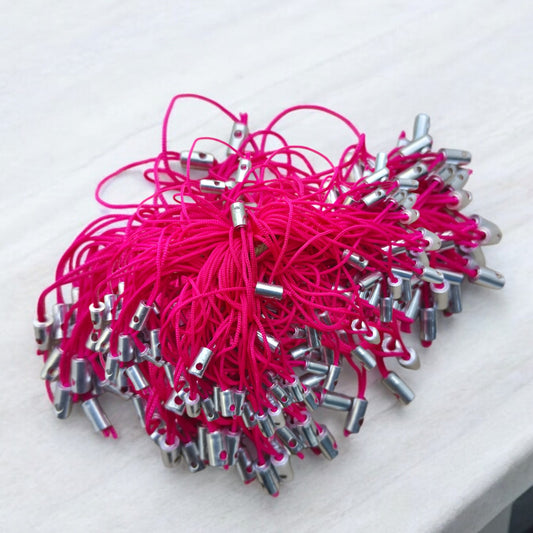 Phone Charm String - Dark Pink