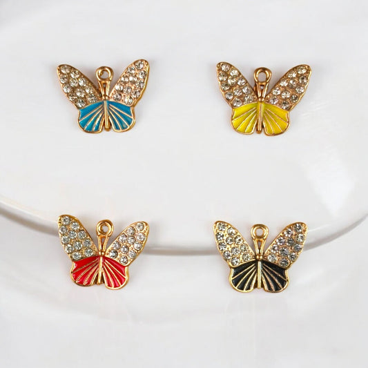 Butterfly Stone Color Split Charm Eva Fashion and Craft