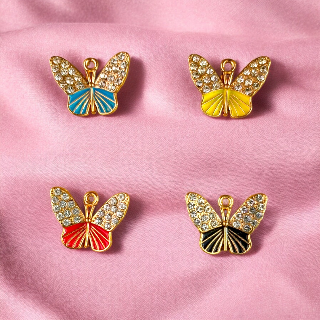 Butterfly Stone Color Split Charm Eva Fashion and Craft