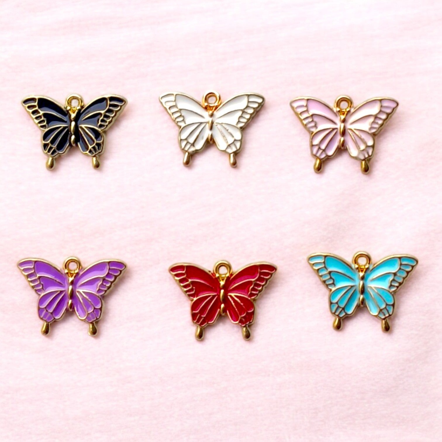 Metal Butterfly Charm Eva Fashion and Craft