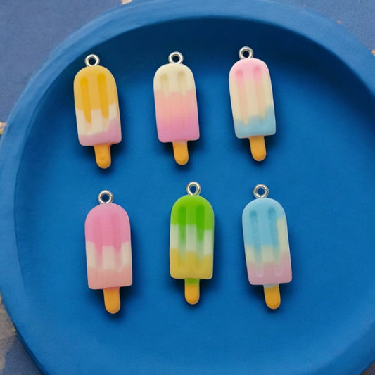 Popsicle Ice Stick Charm Eva Fashion and Craft