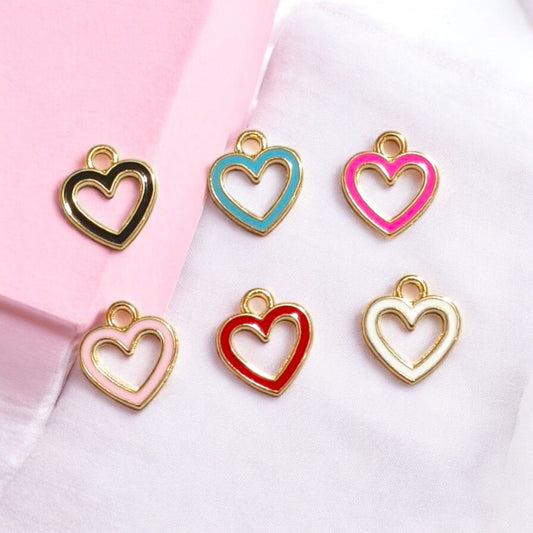 Hole Heart Charms