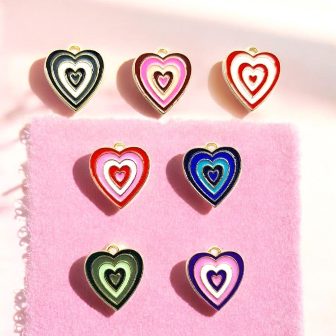 Multi Layered Heart Charm