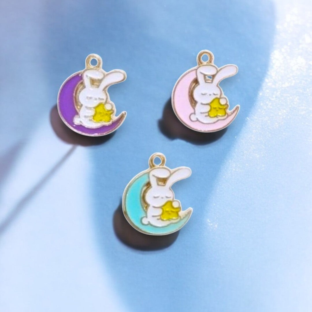 Moon Rabbit Charm