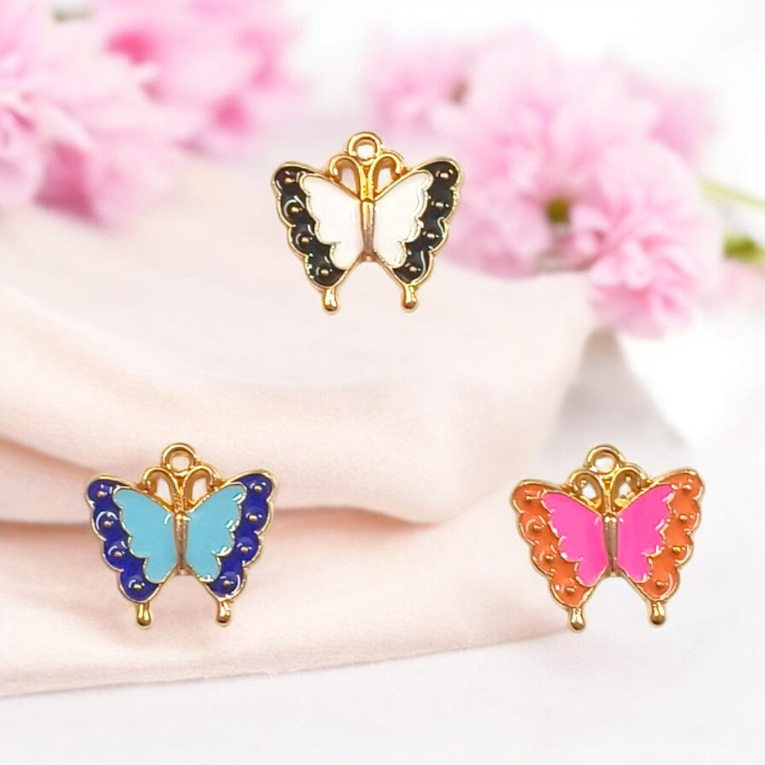 Dual Color Butterfly with Golden Border